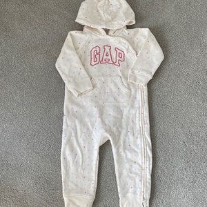 Gap hoodie onesie sweatshirt